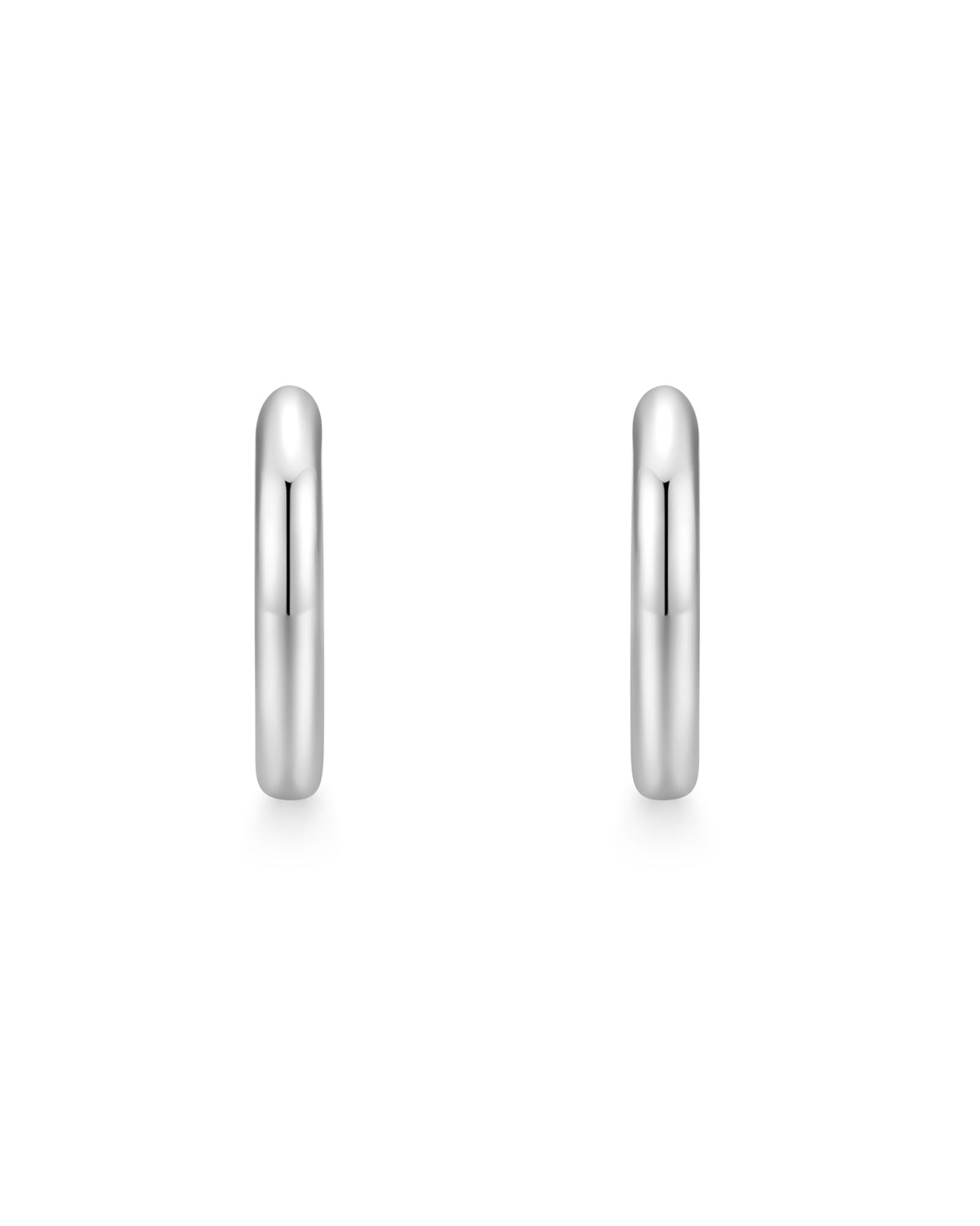 White gold earrings by Iceman Society